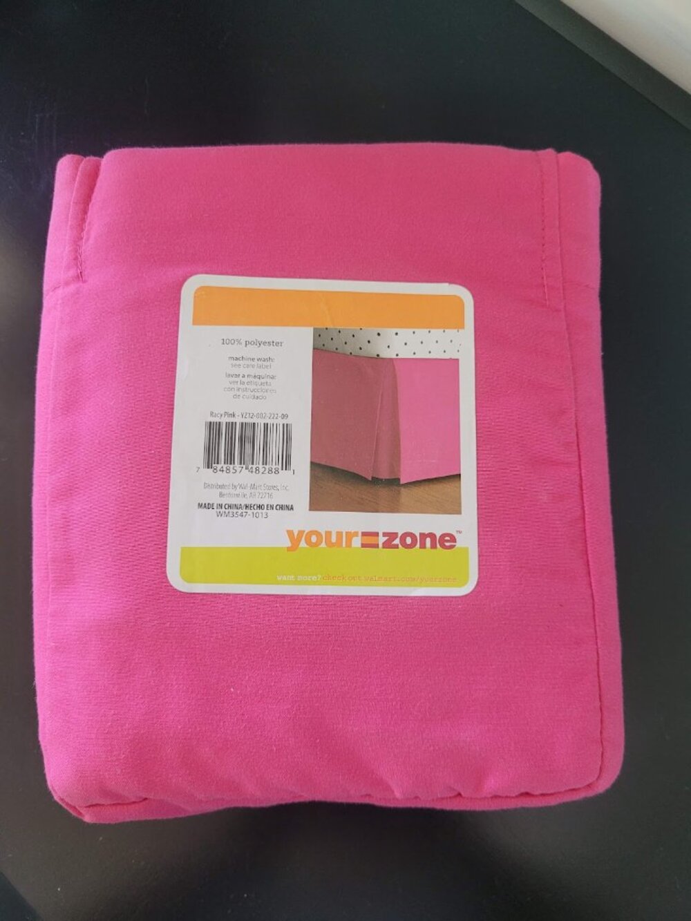 Queen Bed Skirt...Pink!! - Picture 3 of 4
